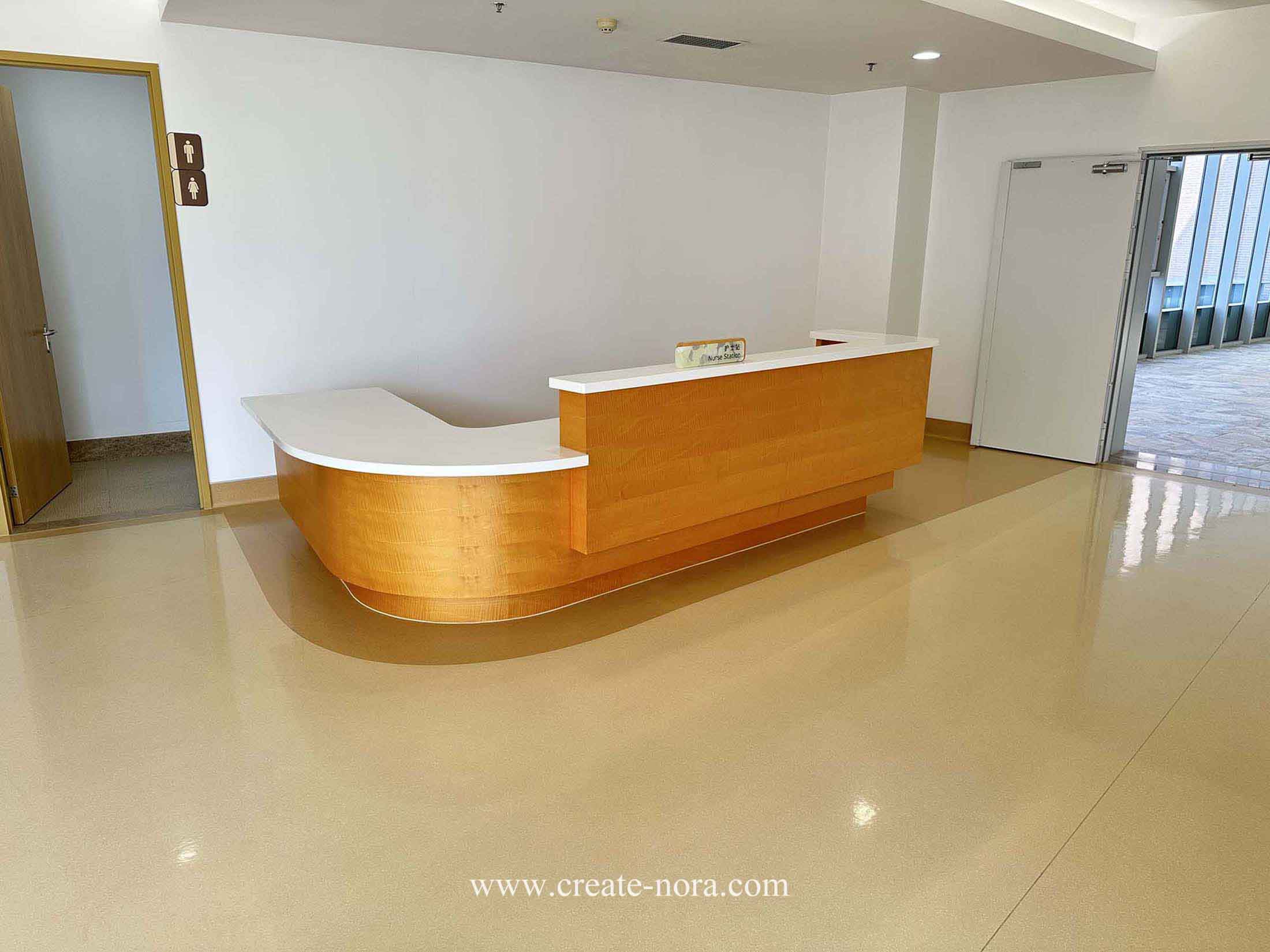 the photo of nora rubber flooring in VITUP International Hospital 5
